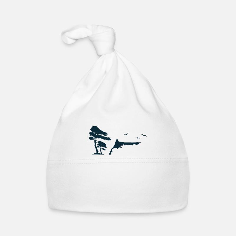 Fischland Darss Baltic Sea coast gift Organic Baby Cap
