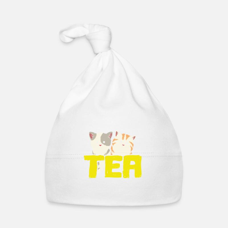 Cadeau d'amant de chat Cats Tea More Cats Tea Drinker Gift Bonnet bio Bébé