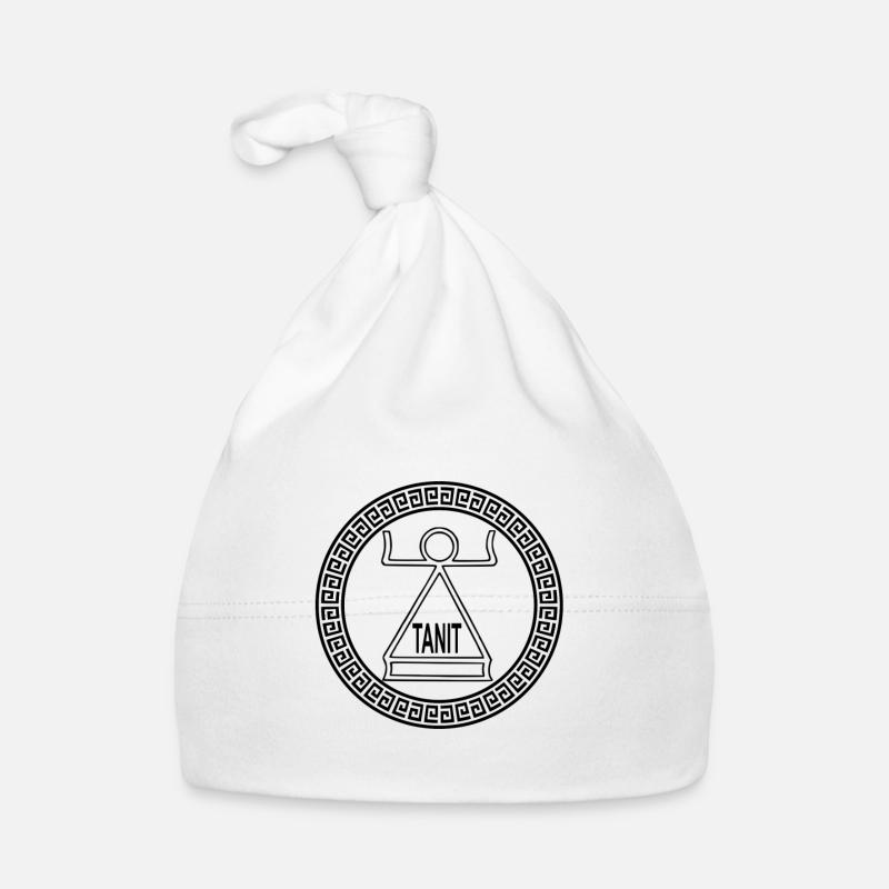 Ancien symbole de Carthage Tanit Déesse de Carthage Bonnet bio Bébé