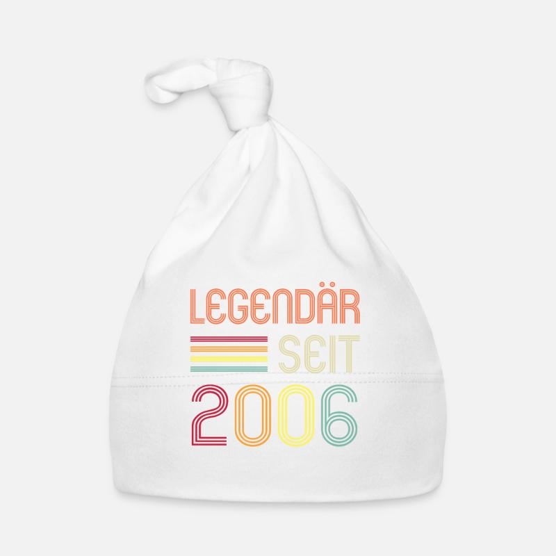 16th birthday Legendary Since 2006 Gift Organic Baby Cap