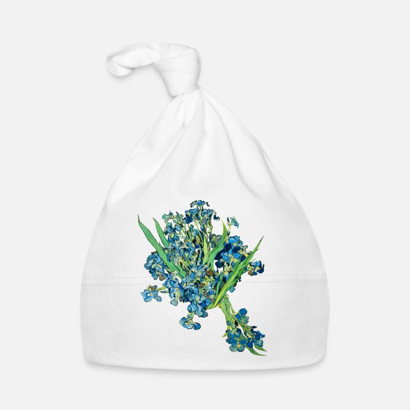 Vincent van Gogh * Iris glays fleurs 1889 Bonnet bio Bébé
