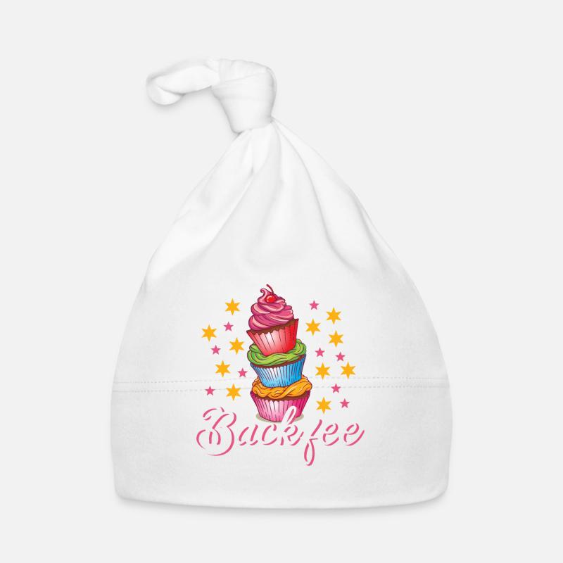 Backfee Bäcker Hobbybäcker Cupcake Muffin Torten Baby Bio-Mütze
