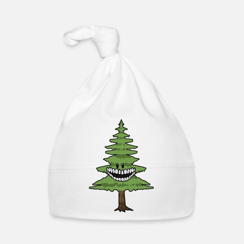 Fir Tree Trees Forest Nature Fun Christmas Tree Organic Baby Cap
