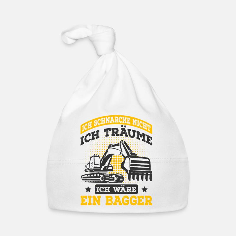 Baggerfahrer Baby Bio-Mütze