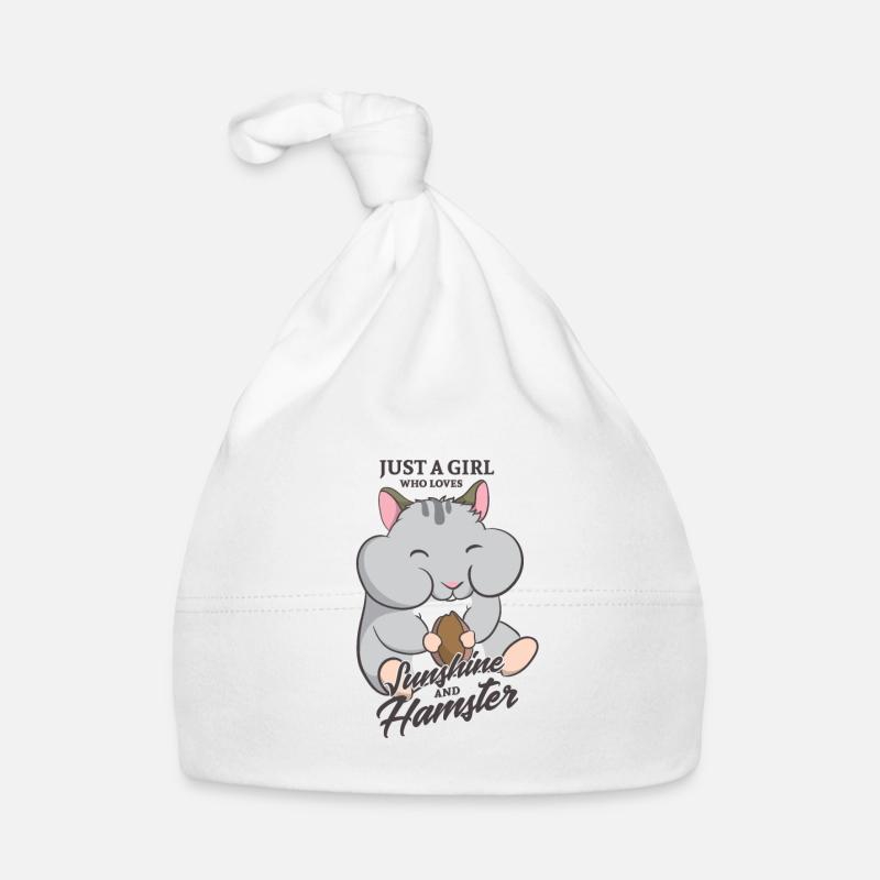 Sunshine and Hamsters Niedlicher Hamster Baby Bio-Mütze