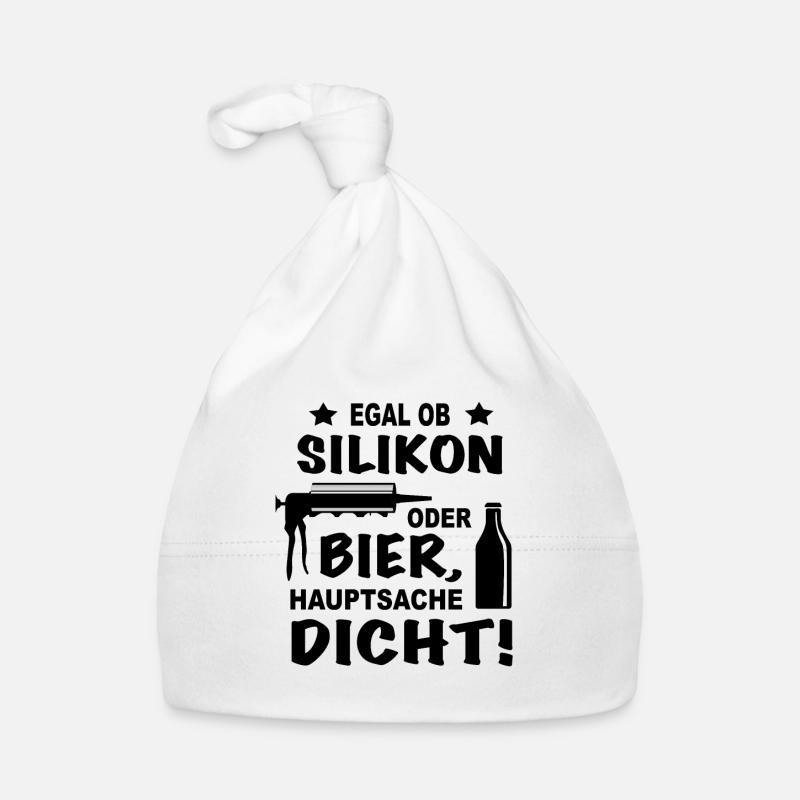 Handwerker Installateur Klempner Geschenk Idee Baby Bio-Mütze