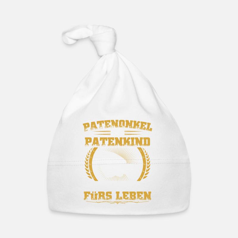 Patenonkel Patenkind Geschenk Taufpate Pate Onkel Baby Bio-Mütze