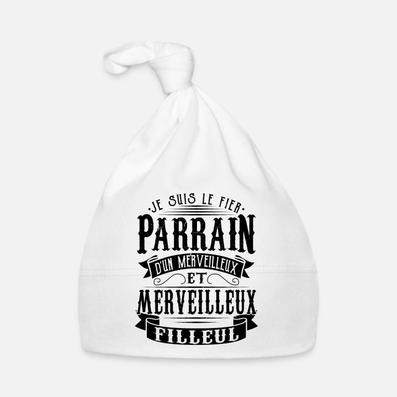 Patenonkel Pate Geschenk Taufpate Baby Bio-Mütze