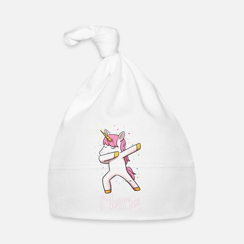 Maria Einhorn Dab prénom Bonnet bio Bébé