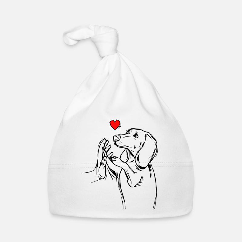 dachshund Organic Baby Cap