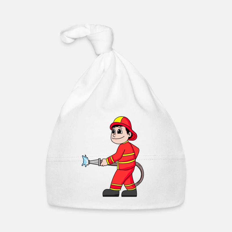 Feuerwehrmann Baby Bio-Mütze