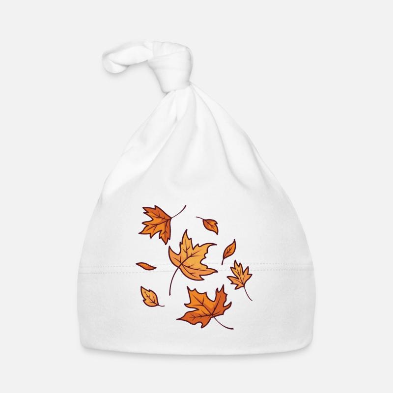Herbstblätter Baby Bio-Mütze