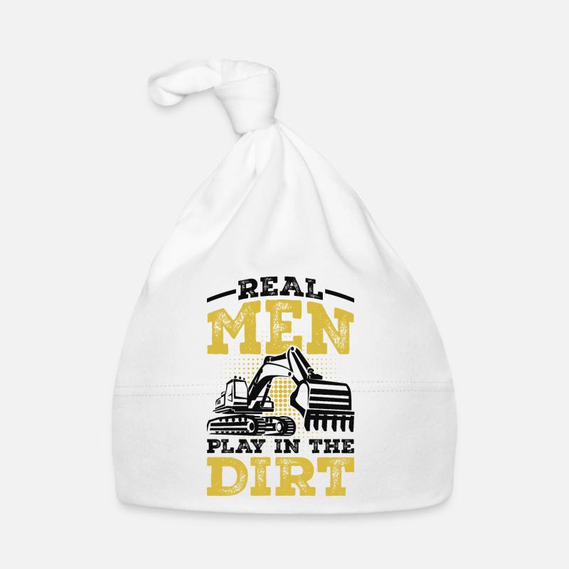 Excavator operator Organic Baby Cap