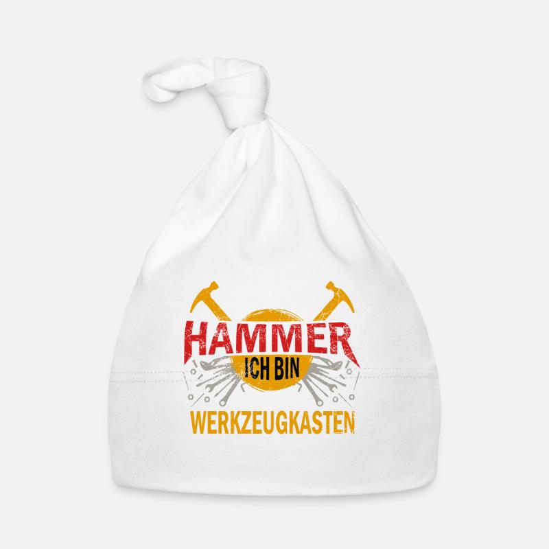 I'm not just a hammer toolbox worker Organic Baby Cap