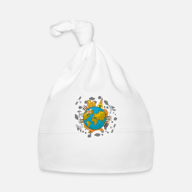 Pollution for environmentalists Organic Baby Cap