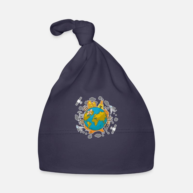 Pollution for environmentalists Organic Baby Cap
