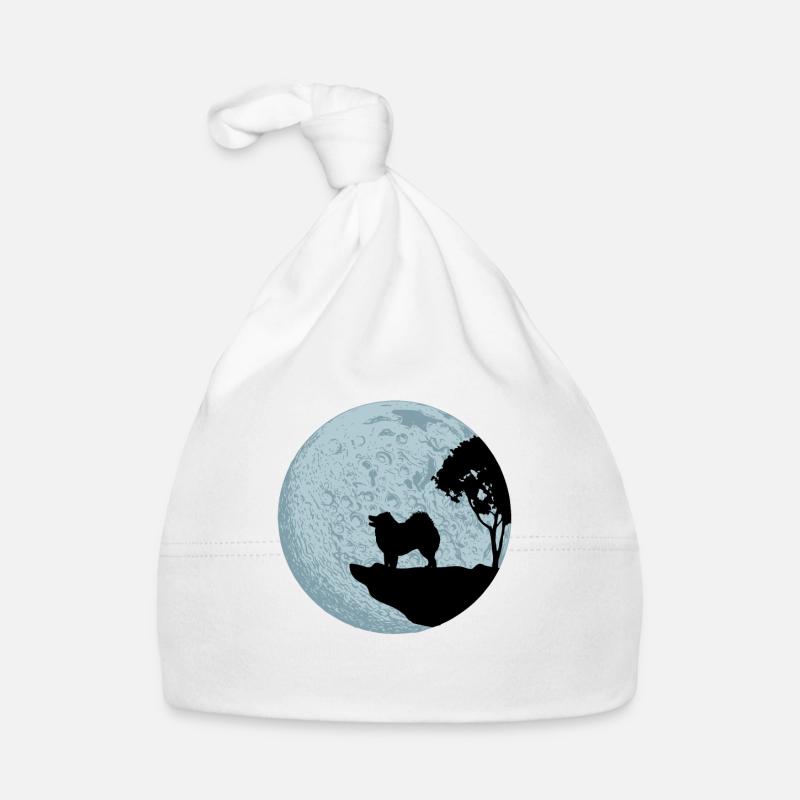 Samoyed - Organic Baby Cap - white