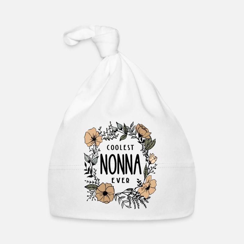 Coolste Nonna aller Zeiten | Geschenk der Großmutter Baby Bio-Mütze