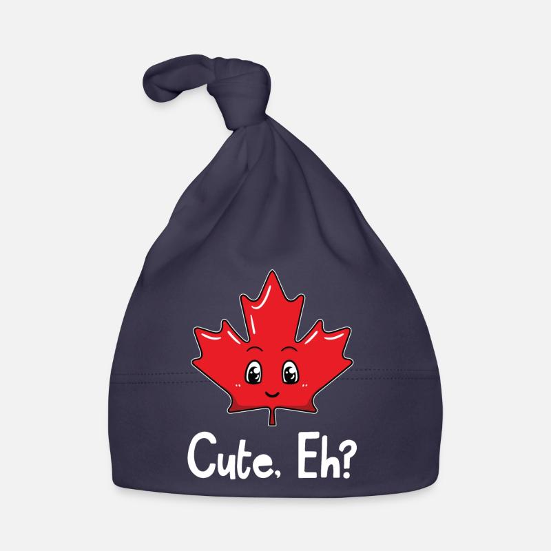Feuille d'érable mignonne Eh Canada Bonnet bio Bébé