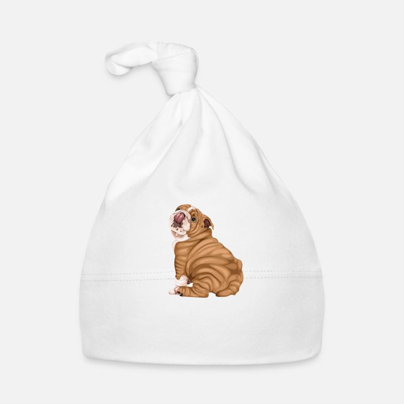 Bouledogue anglais Bonnet bio Bébé