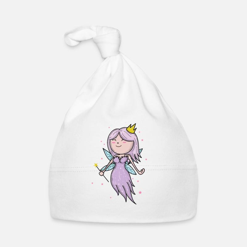 Princesse comme fille de fée Bonnet bio Bébé
