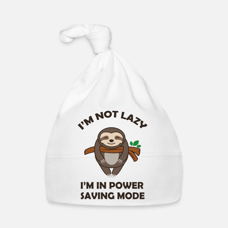 FUNNY SLOTH gift Organic Baby Cap