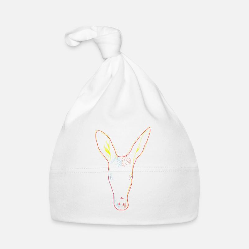 Bunter Erdferkel Baby Bio-Mütze