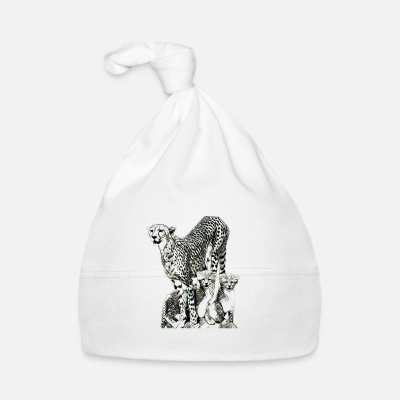 cheetah Organic Baby Cap