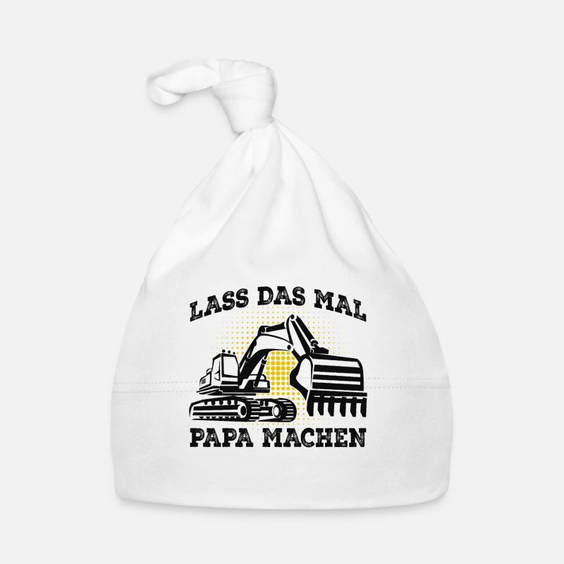 Baggerfahrer Baby Bio-Mütze
