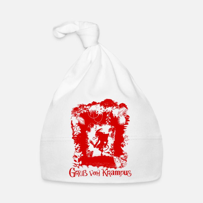 Salutations de Krampus Christmas Perchten Gift Bonnet bio Bébé
