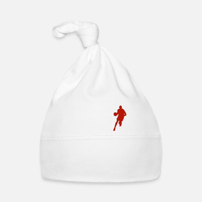 Né au basket - Bonnet bio Bébé - blanc