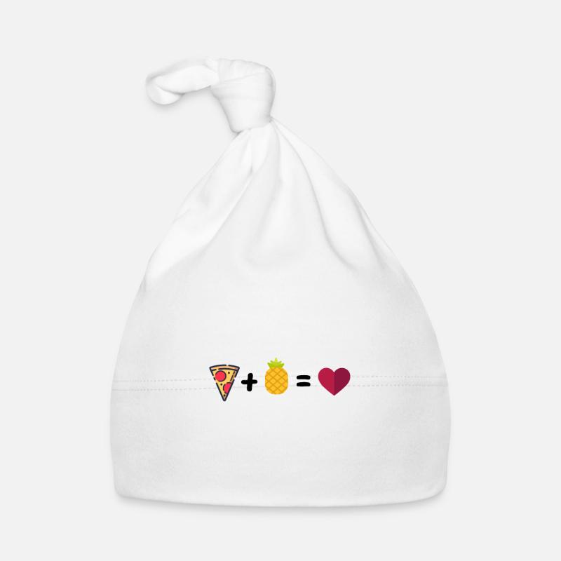 Pizza with pineapple Organic Baby Cap