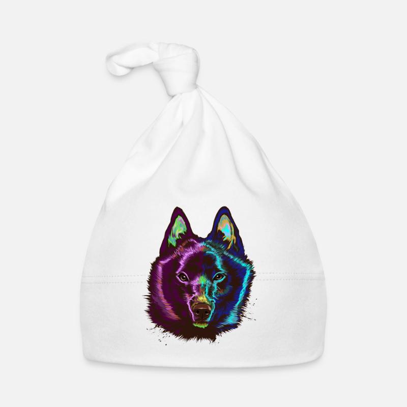 Chien Splash Schipperke Bonnet bio Bébé