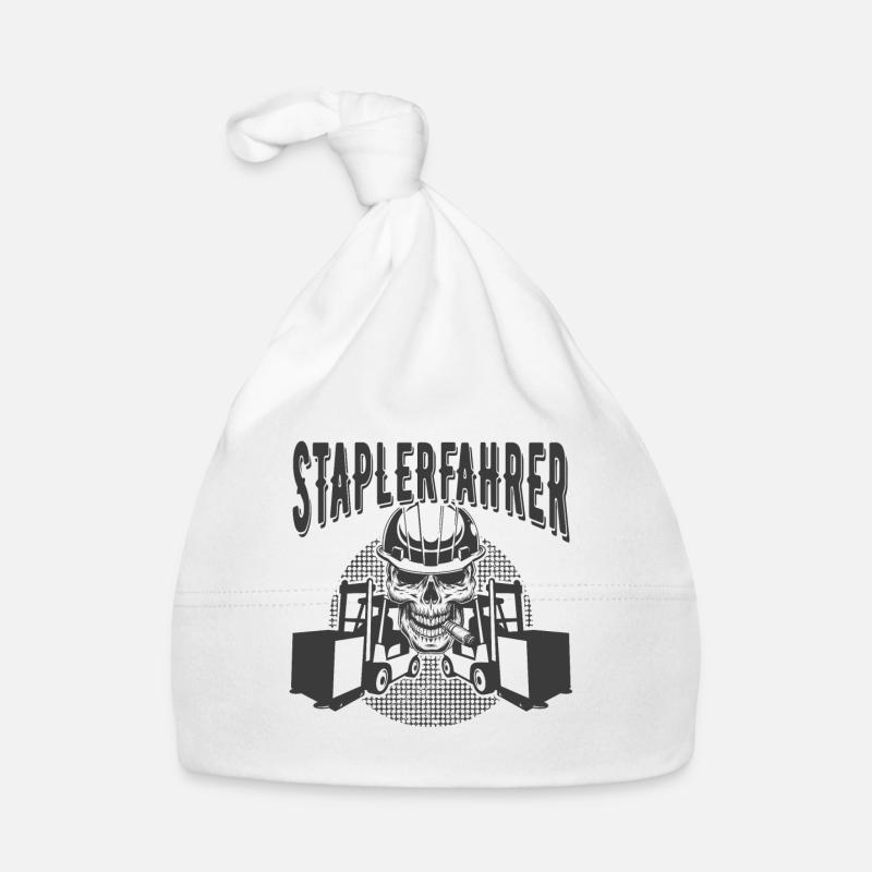 Staplerfahrer Baby Bio-Mütze
