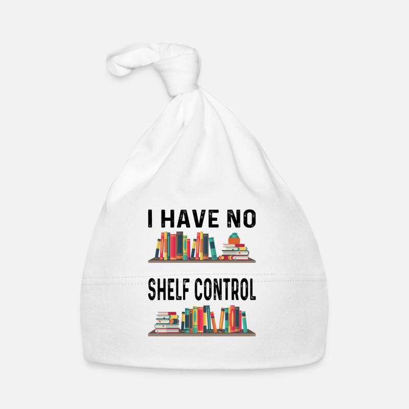 Books library bookworm Organic Baby Cap