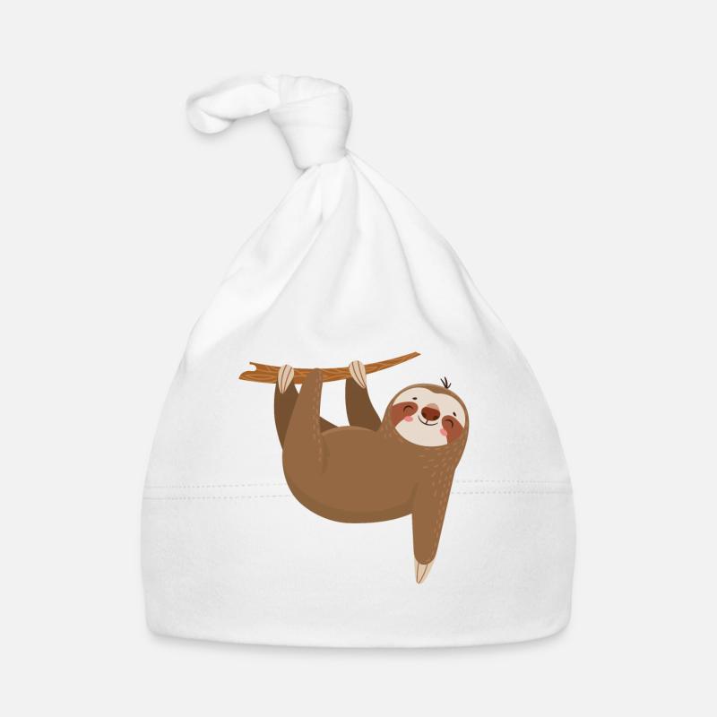 Chilled Sloth - Bouldering and Climbing Gift Organic Baby Cap