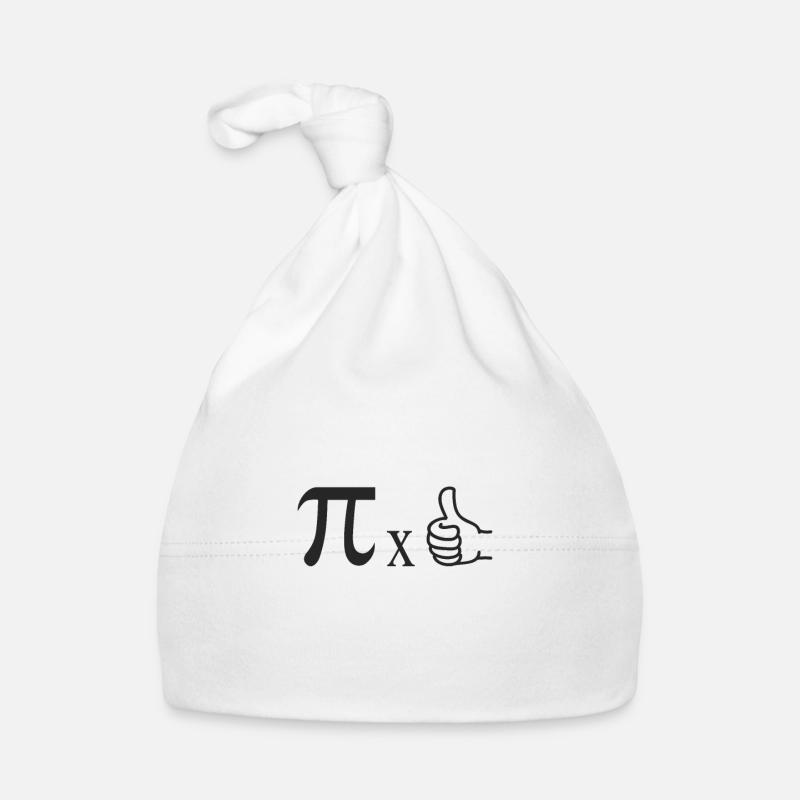 Math Math meme Pi times thumb circle number Organic Baby Cap