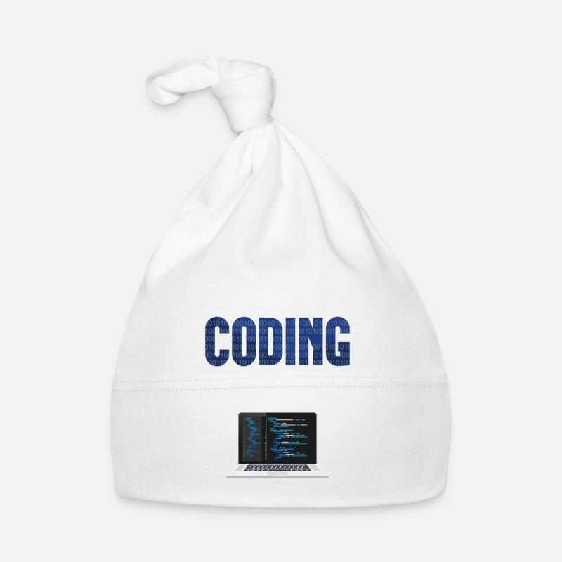 Codeur d’ordinateur Codeur Nerd Codage Bonnet bio Bébé