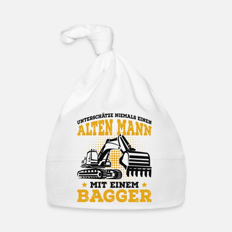 Baggerfahrer Baby Bio-Mütze