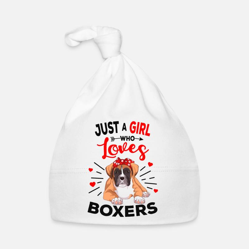 Boxer Hund Baby Bio-Mütze