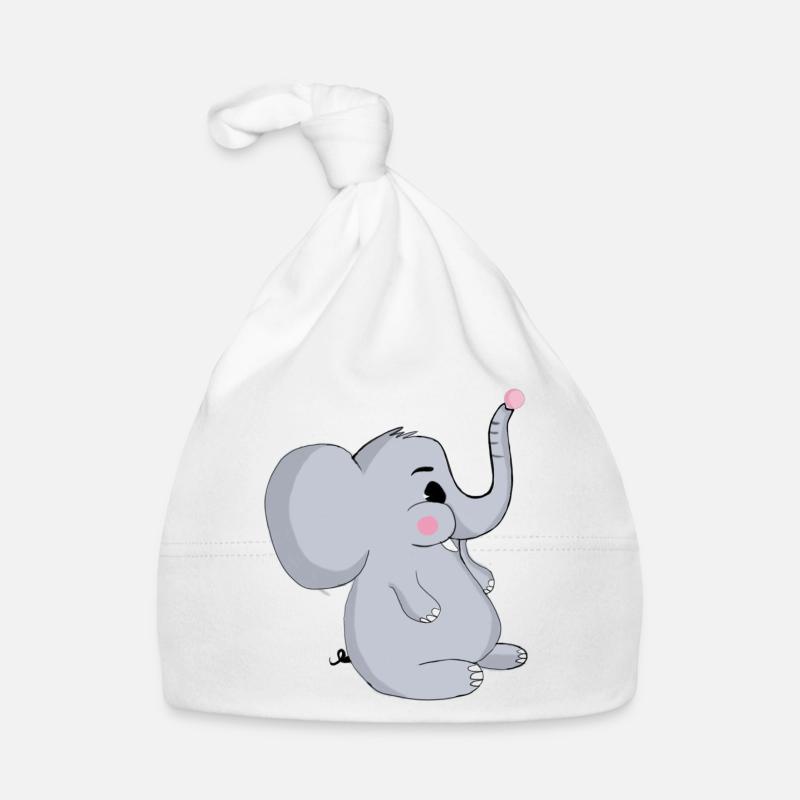 Elefant Baby Bio-Mütze