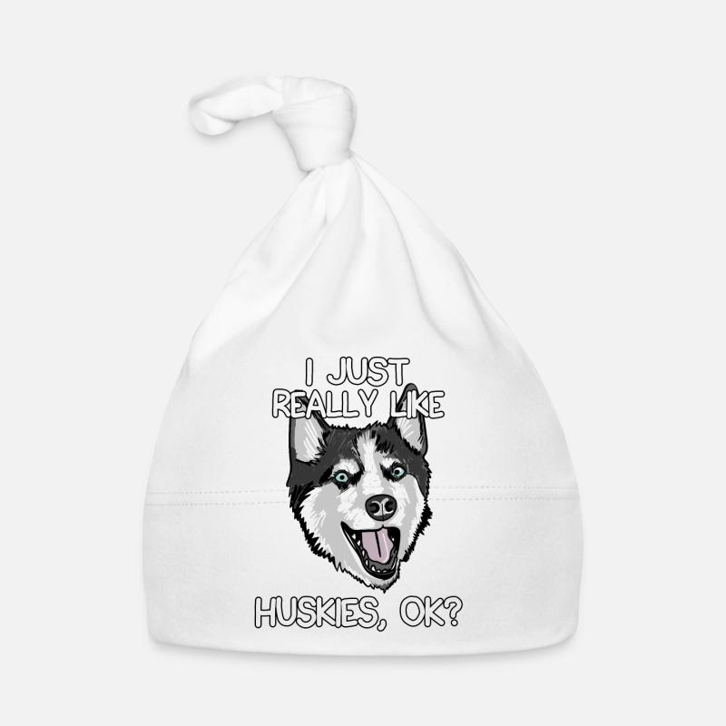 J'aime vraiment les Huskies, d'accord? Bonnet bio Bébé