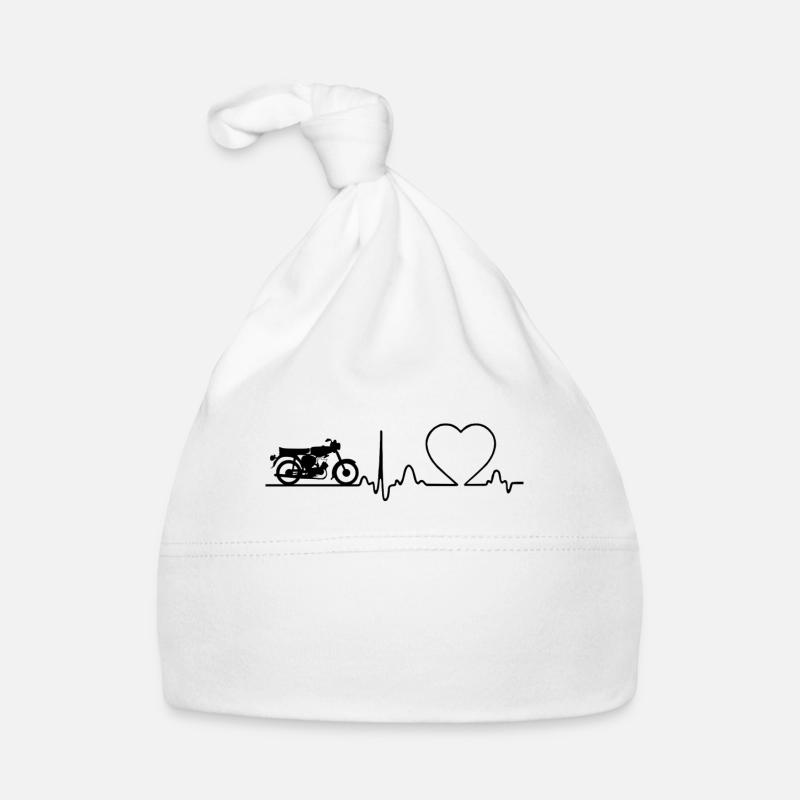 Moped Zweitakt Simson S51 Design Baby Bio-Mütze