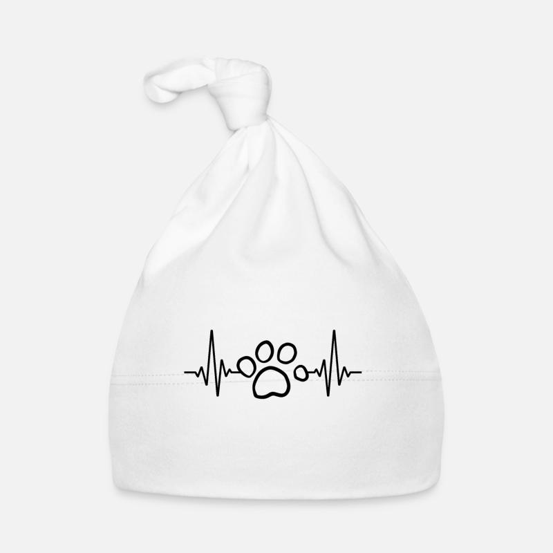 Paw heartbeat Organic Baby Cap