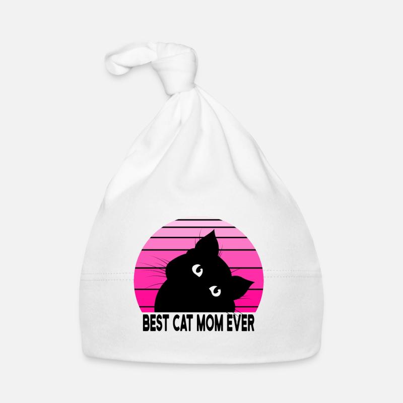 Maman de chats Bonnet bio Bébé