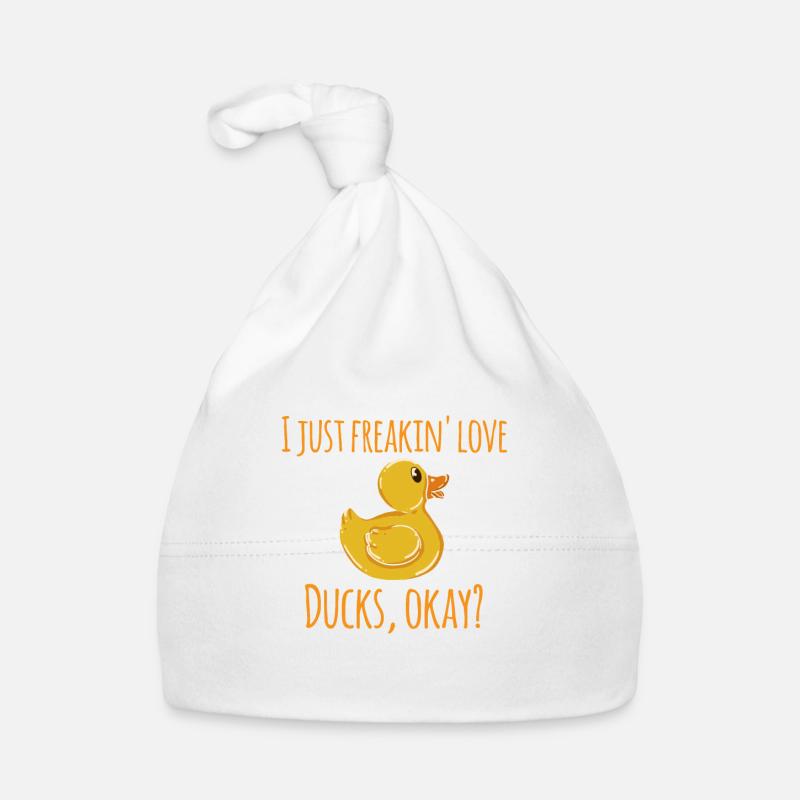 J'adore les canards - Canard de bain amateur de canard Bonnet bio Bébé