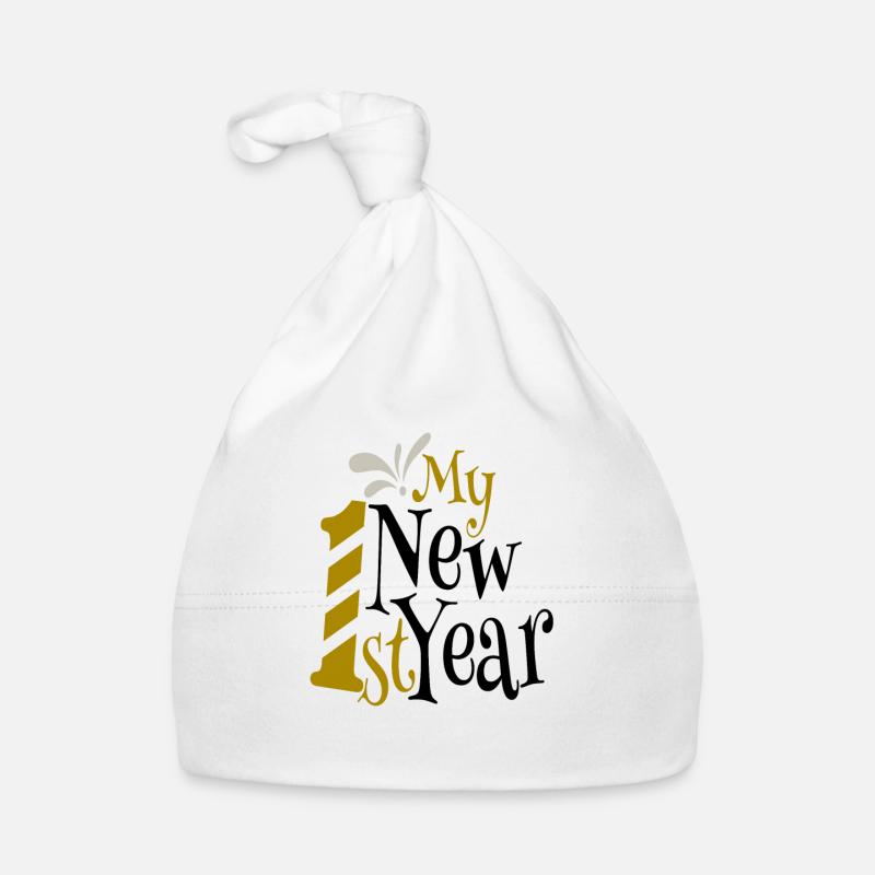 Meine erste Neujahrsgeschenkidee für Babys oder Mädchen Baby Bio-Mütze