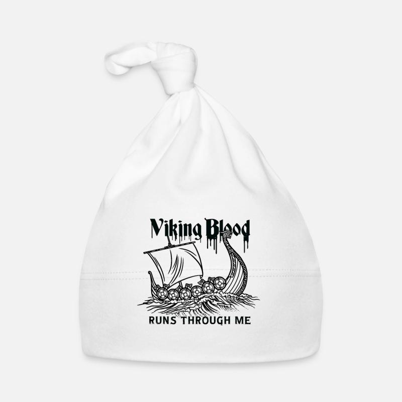 Viking Blood Runs through me, Vikings, Vikings Bonnet bio Bébé