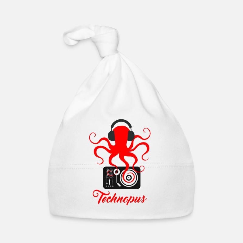 Octopus DJ Organic Baby Cap