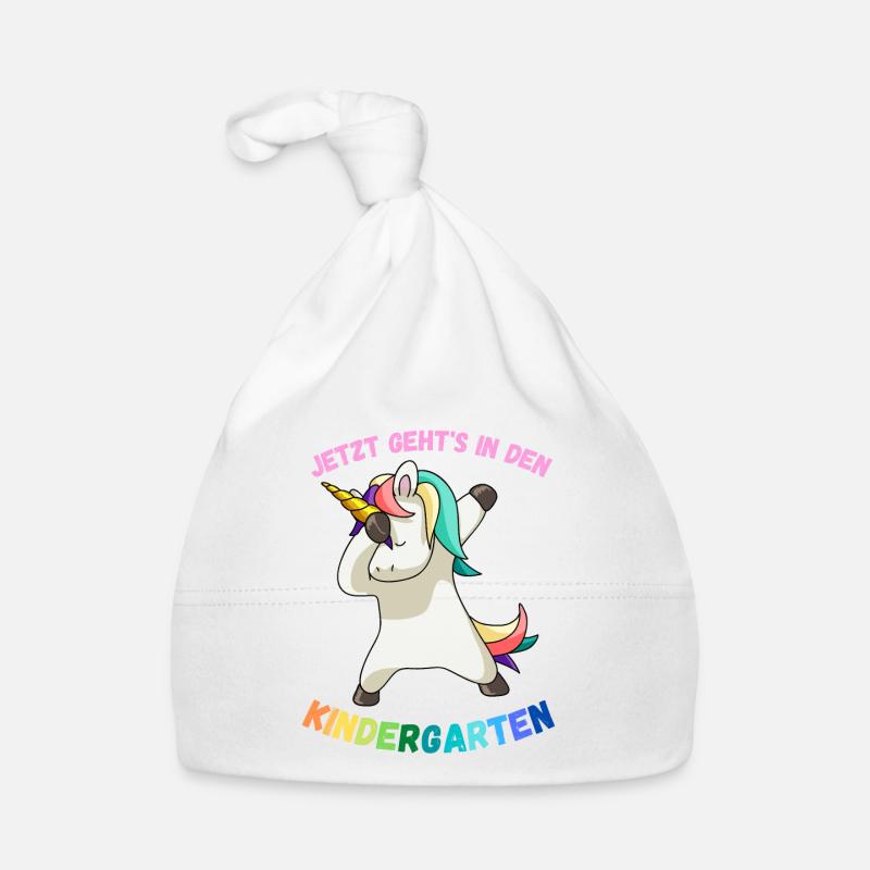Kindergarten Dabbendes Einhorn Magisch Pegasus Baby Bio-Mütze